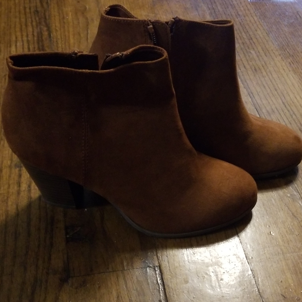 Tan Booties - Picture 2 of 4